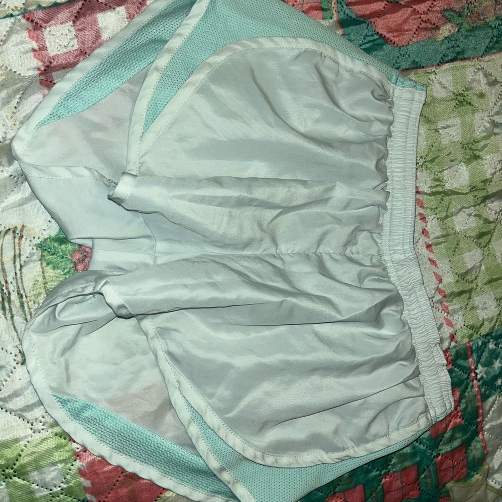Soffe Women's White/Aqua Shorts